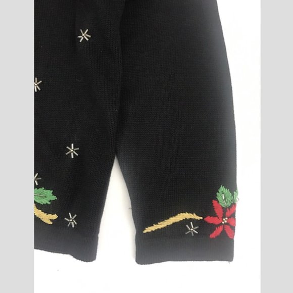 Victoria Jones Christmas Sweater Caridgan - Picture 6 of 8